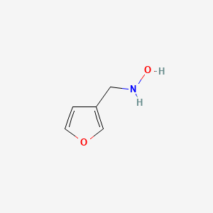molecular formula C5H7NO2 B13613332 n-[(Furan-3-yl)methyl]hydroxylamine 