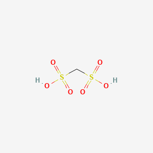 molecular formula CH4O6S2 B1361356 Methanedisulfonic acid CAS No. 503-40-2