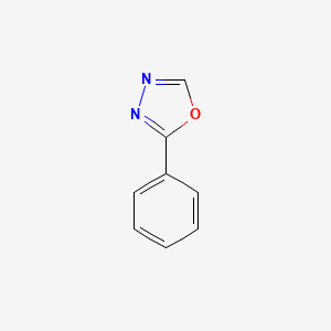 molecular formula C8H6N2O B1361358 2-苯基-1,3,4-噁二唑 CAS No. 825-56-9