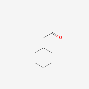 molecular formula C9H14O B1361359 1-环己叉亚丙基丙-2-酮 CAS No. 874-68-0