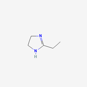 molecular formula C5H10N2 B1361361 2-Ethyl-2-imidazoline CAS No. 930-52-9