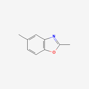 molecular formula C9H9NO B1361385 2,5-Dimethylbenzoxazole CAS No. 5676-58-4