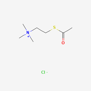 molecular formula C7H16ClNOS B1361394 Acetylthiocholine Chloride CAS No. 6050-81-3