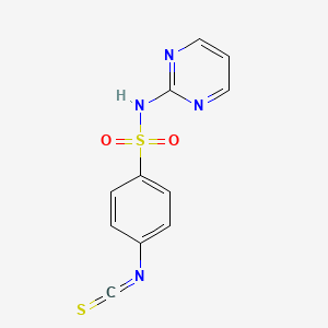4-isothiocyanato-N-pyrimidin-2-ylbenzenesulfonamide