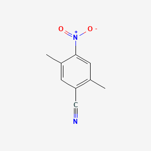 molecular formula C9H8N2O2 B1361401 2,5-Dimethyl-4-nitrobenzonitrile CAS No. 73713-69-6