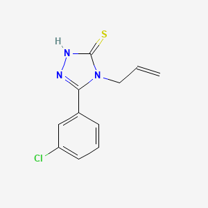 4-allyl-5-(3-chlorophenyl)-4H-1,2,4-triazole-3-thiol