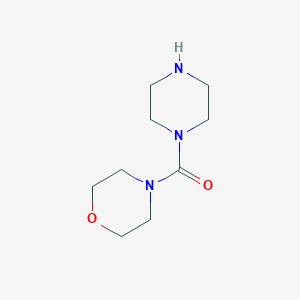 molecular formula C9H17N3O2 B1361417 Morpholin-4-yl-piperazin-1-yl-methanone CAS No. 98834-08-3