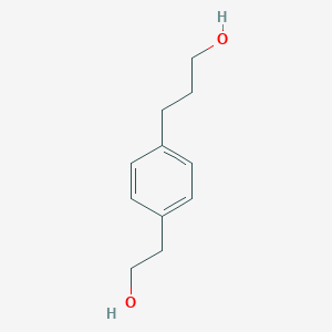 molecular formula C11H16O2 B136143 3-[4-(2-Hydroxyethyl)phenyl]propan-1-OL CAS No. 143260-83-7