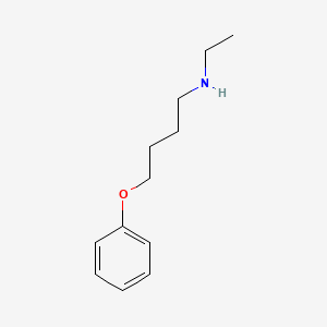 molecular formula C12H19NO B13614310 N-ethyl-4-phenoxybutan-1-amine 