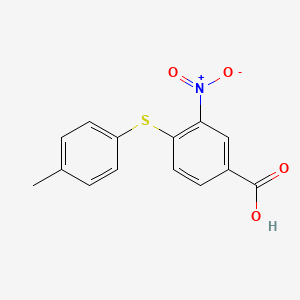 4-[(4-Methylphenyl)thio]-3-nitrobenzoic acid