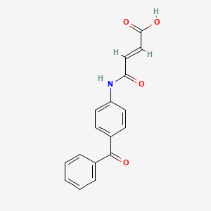 (E)-4-(4-benzoylanilino)-4-oxobut-2-enoic acid