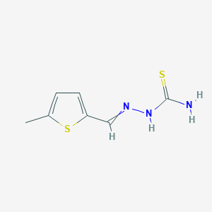 [(5-Methylthiophen-2-yl)methylideneamino]thiourea
