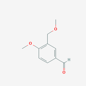 molecular formula C10H12O3 B1361442 4-Methoxy-3-(methoxymethyl)benzaldehyde CAS No. 76646-41-8