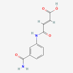 (2E)-4-[(3-carbamoylphenyl)amino]-4-oxobut-2-enoic acid
