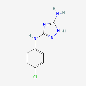 N~3~-(4-chlorophenyl)-1H-1,2,4-triazole-3,5-diamine