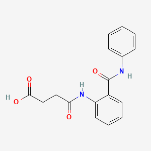 N-(2-Phenylcarbamoyl-phenyl)-succinamic acid