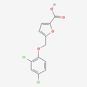 5-[(2,4-Dichlorophenoxy)methyl]furan-2-carboxylic acid