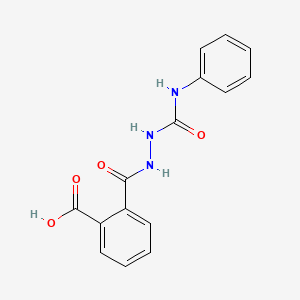 2-{[2-(Anilinocarbonyl)hydrazino]carbonyl}benzoic acid