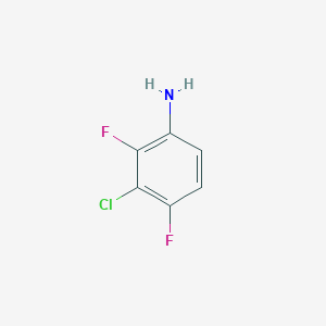 molecular formula C6H4ClF2N B1361499 3-Chloro-2,4-difluoroaniline CAS No. 2613-34-5