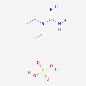 molecular formula C5H15N3O4S B1361503 1,1-Diethylguanidine Sulfate CAS No. 54259-07-3