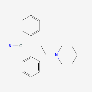 2,2-Diphenyl-4-piperidin-1-ylbutanenitrile