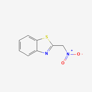 molecular formula C8H6N2O2S B13615103 2-(Nitromethyl)-1,3-benzothiazole 
