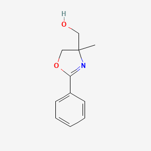 (4-Methyl-2-phenyl-4,5-dihydro-1,3-oxazol-4-yl)methanol