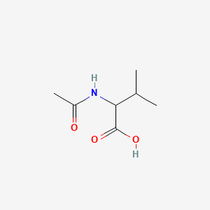 molecular formula C7H13NO3 B1361520 2-Acetamido-3-methylbutanoic acid CAS No. 3067-19-4