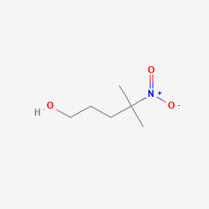 molecular formula C6H13NO3 B1361526 4-methyl-4-nitropentan-1-ol CAS No. 5215-92-9