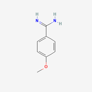 molecular formula C8H10N2O B1361530 4-Methoxybenzamidine CAS No. 22265-37-8
