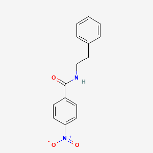 molecular formula C15H14N2O3 B1361538 4-nitro-N-(2-phenylethyl)benzamide CAS No. 62497-65-8