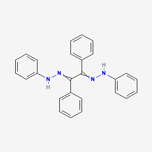 N-[[1,2-diphenyl-2-(phenylhydrazinylidene)ethylidene]amino]aniline