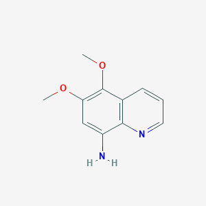 molecular formula C11H12N2O2 B1361543 5,6-Dimethoxyquinolin-8-amine CAS No. 6938-02-9