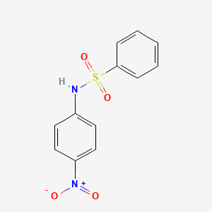 molecular formula C12H10N2O4S B1361544 N-(4-Nitrophenyl)benzenesulfonamide CAS No. 1829-81-8