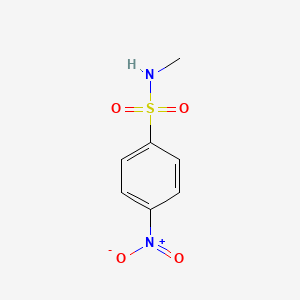 molecular formula C7H8N2O4S B1361552 N-甲基-4-硝基苯磺酰胺 CAS No. 6319-45-5