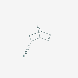 molecular formula C9H10 B13615572 5-Ethynylbicyclo[2.2.1]hept-2-ene 