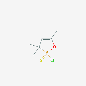 molecular formula C6H10ClOPS B1361561 2-Chloro-3,3,5-trimethyl-2,3-dihydro-1,2-oxaphosphole 2-sulfide CAS No. 6303-19-1