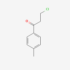 molecular formula C10H11ClO B1361563 4'-Methyl-3-chloropropiophenone CAS No. 22422-21-5