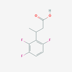 molecular formula C10H9F3O2 B13615640 3-(2,3,6-Trifluorophenyl)butanoic acid 