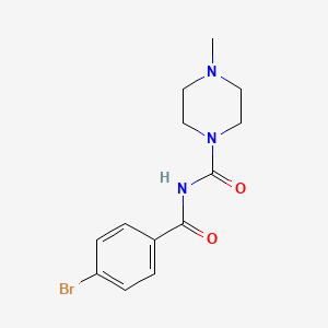 molecular formula C13H16BrN3O2 B1361567 n-(4-Bromobenzoyl)-4-methylpiperazine-1-carboxamide CAS No. 6312-50-1