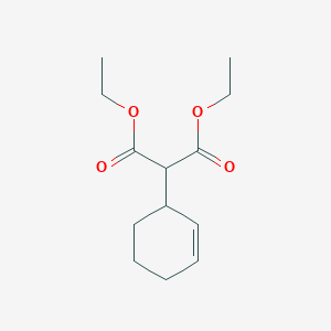 molecular formula C13H20O4 B1361571 Diethyl 2-(cyclohex-2-enyl)malonate CAS No. 6305-63-1