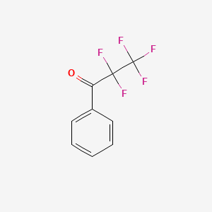 molecular formula C9H5F5O B1361575 Pentafluoroethyl phenyl ketone CAS No. 394-52-5