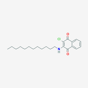 2-Chloro-3-(dodecylamino)naphthalene-1,4-dione