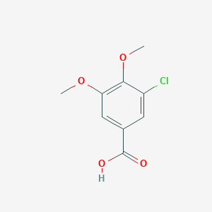 molecular formula C9H9ClO4 B1361584 3-Chloro-4,5-dimethoxybenzoic acid CAS No. 20624-87-7