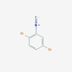 molecular formula C7H3Br2N B13615933 2,5-Dibromophenylisocyanide 