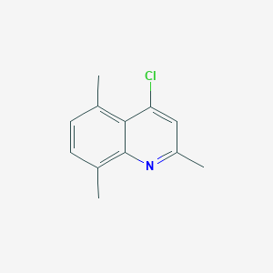 molecular formula C12H12ClN B1361597 4-Chloro-2,5,8-trimethylquinoline CAS No. 439147-95-2
