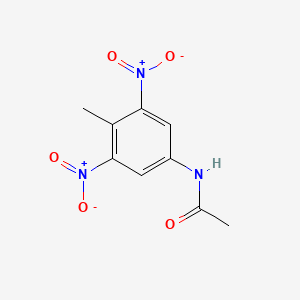 molecular formula C9H9N3O5 B1361602 2,6-二硝基-4-(乙酰)氨基甲苯 CAS No. 7142-91-8