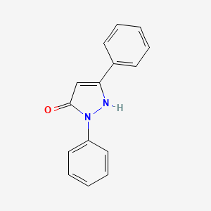 molecular formula C15H12N2O B1361605 1,3-diphenyl-1H-pyrazol-5-ol CAS No. 6632-05-9