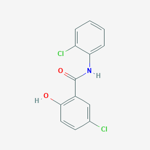 molecular formula C13H9Cl2NO2 B1361606 5-氯-N-(2-氯苯基)-2-羟基苯甲酰胺 CAS No. 6626-92-2