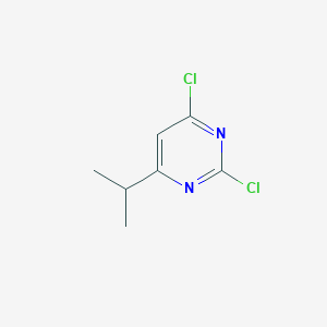 molecular formula C7H8Cl2N2 B1361607 2,4-Dichloro-6-(propan-2-yl)pyrimidine CAS No. 89938-05-6